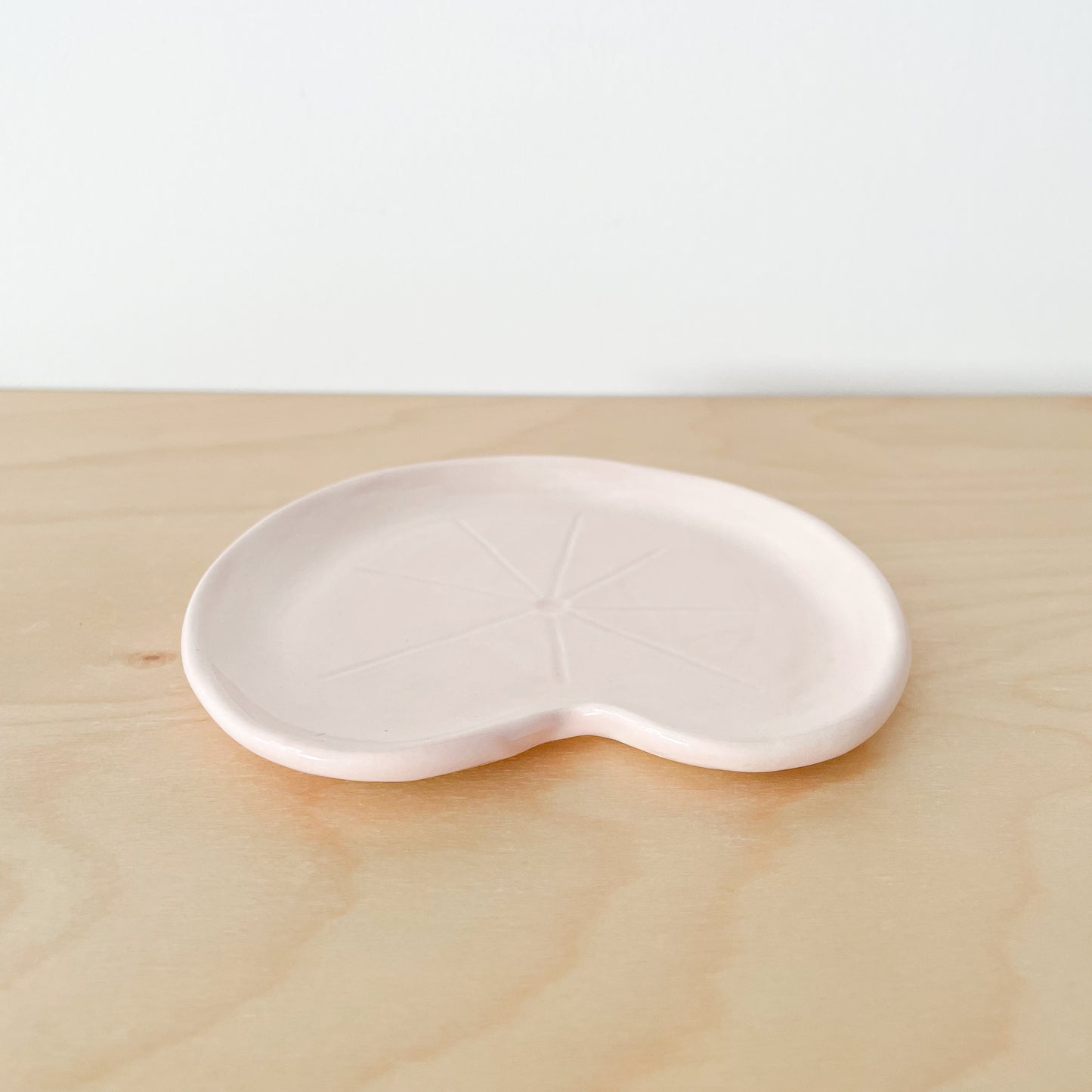 Pink Lily Pad Trinket Dish