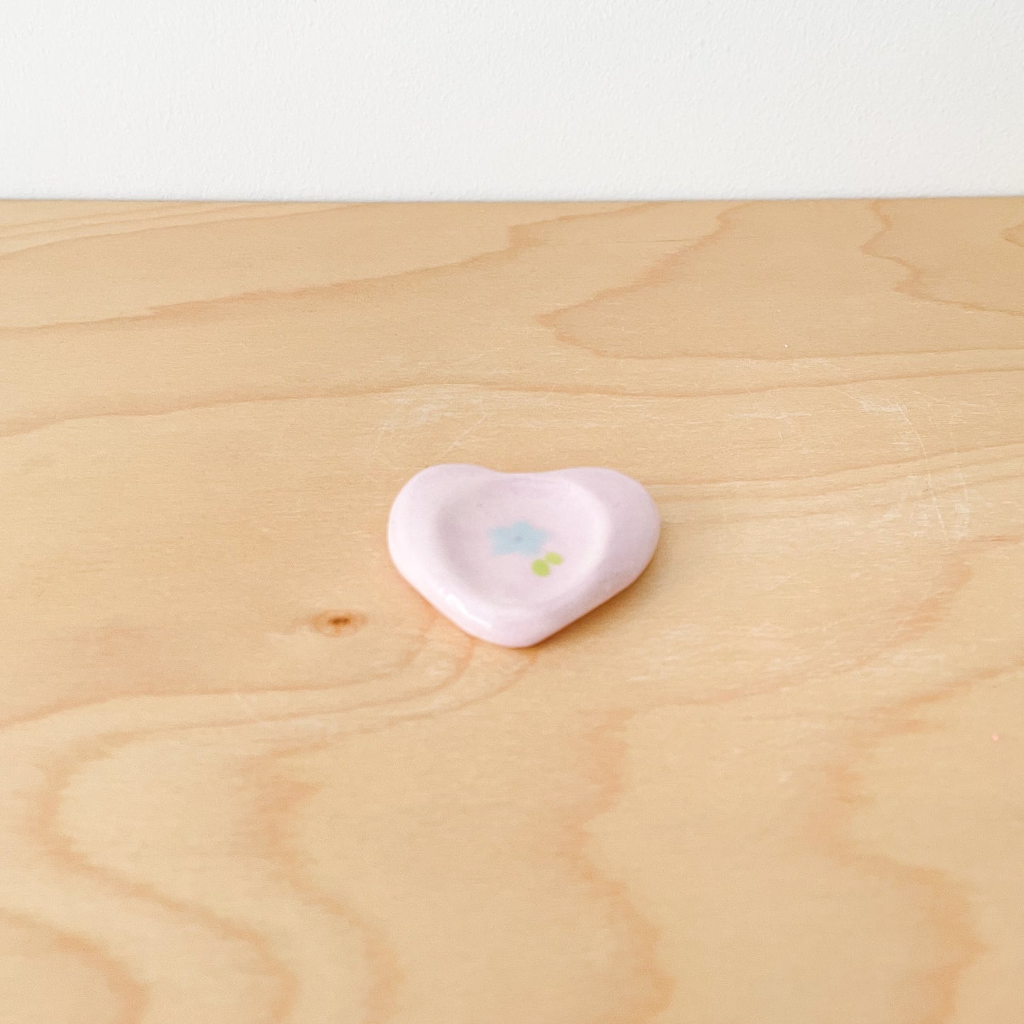 Flower Love Heart Worry Stone