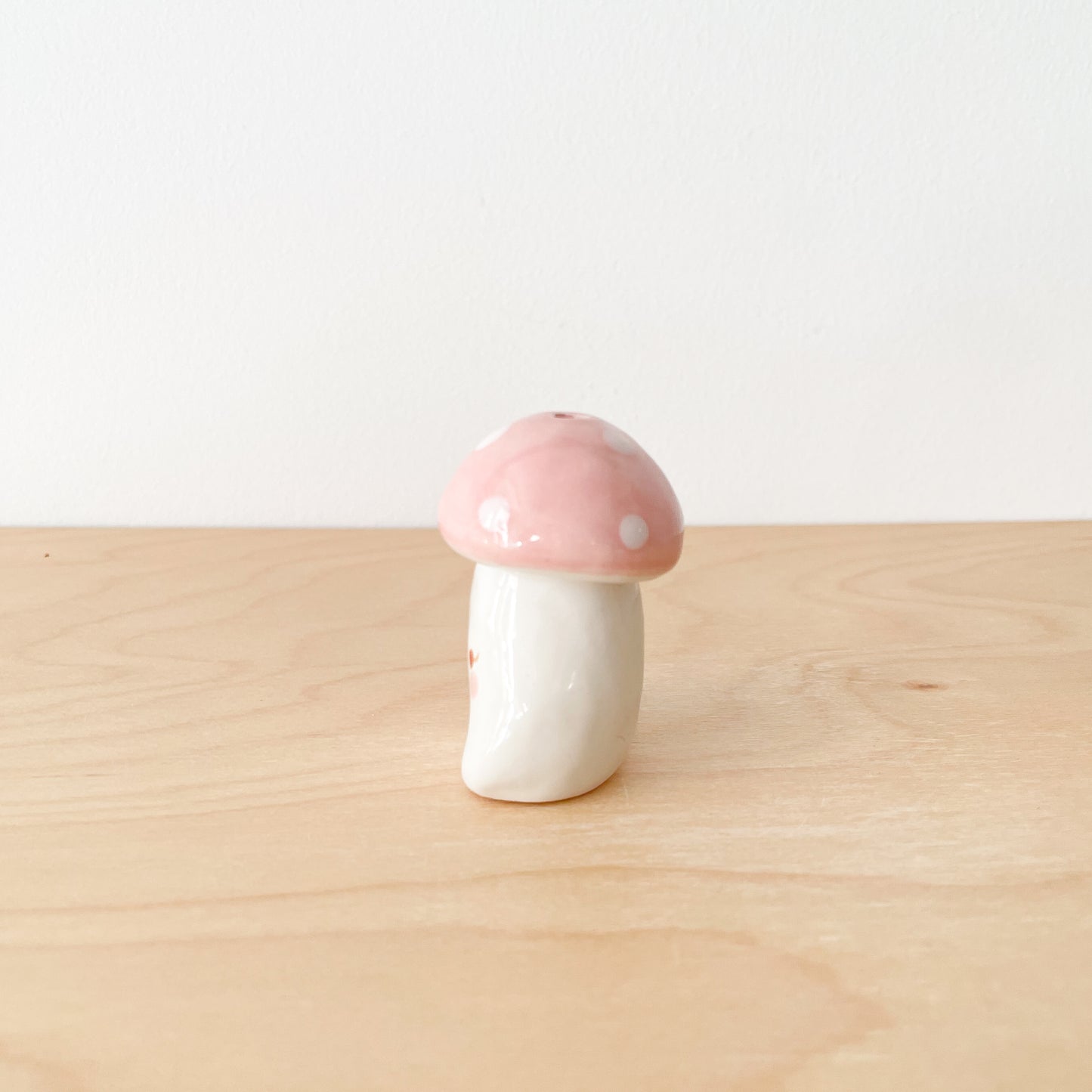 Pink Mushroom Mini Vase