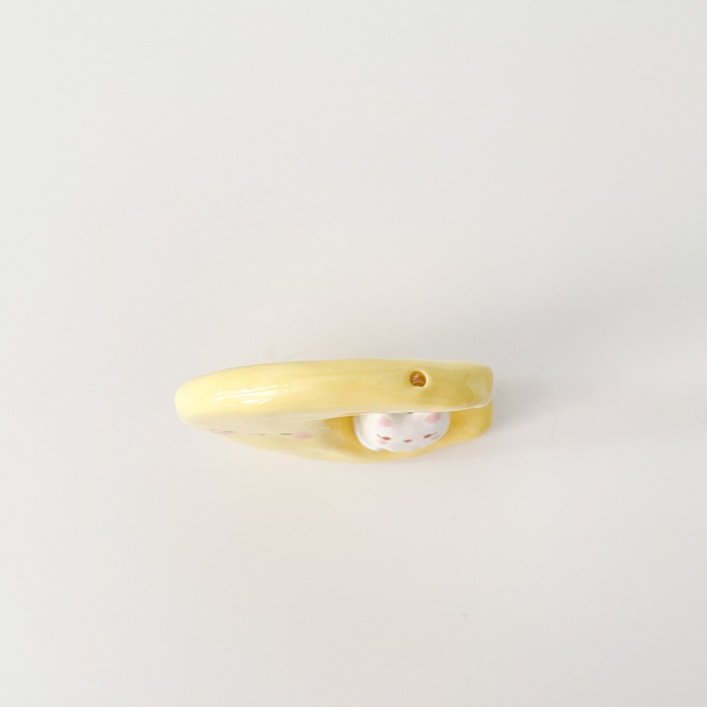 Luna Cat Mini Vase (yellow)