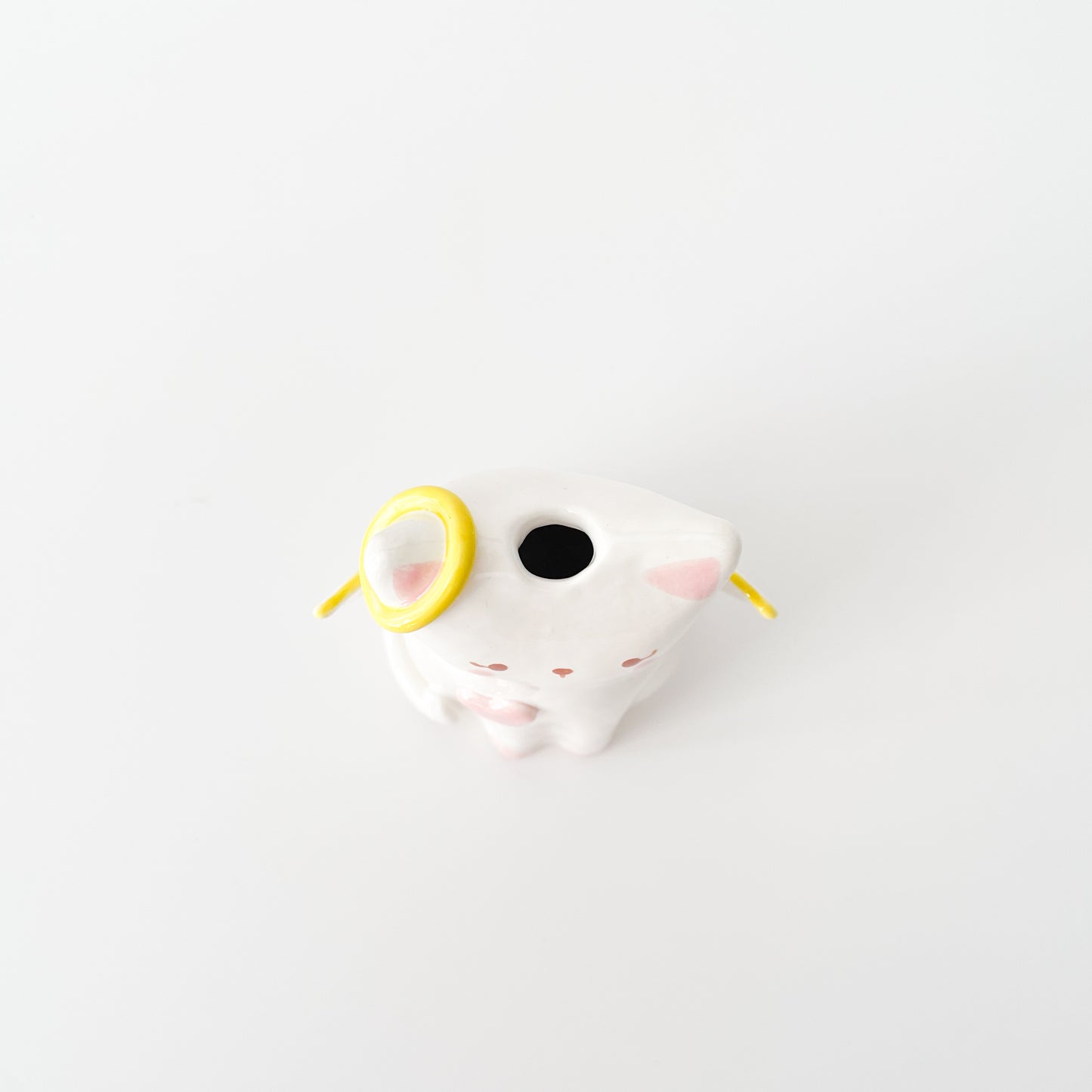 Angel Cat Vase