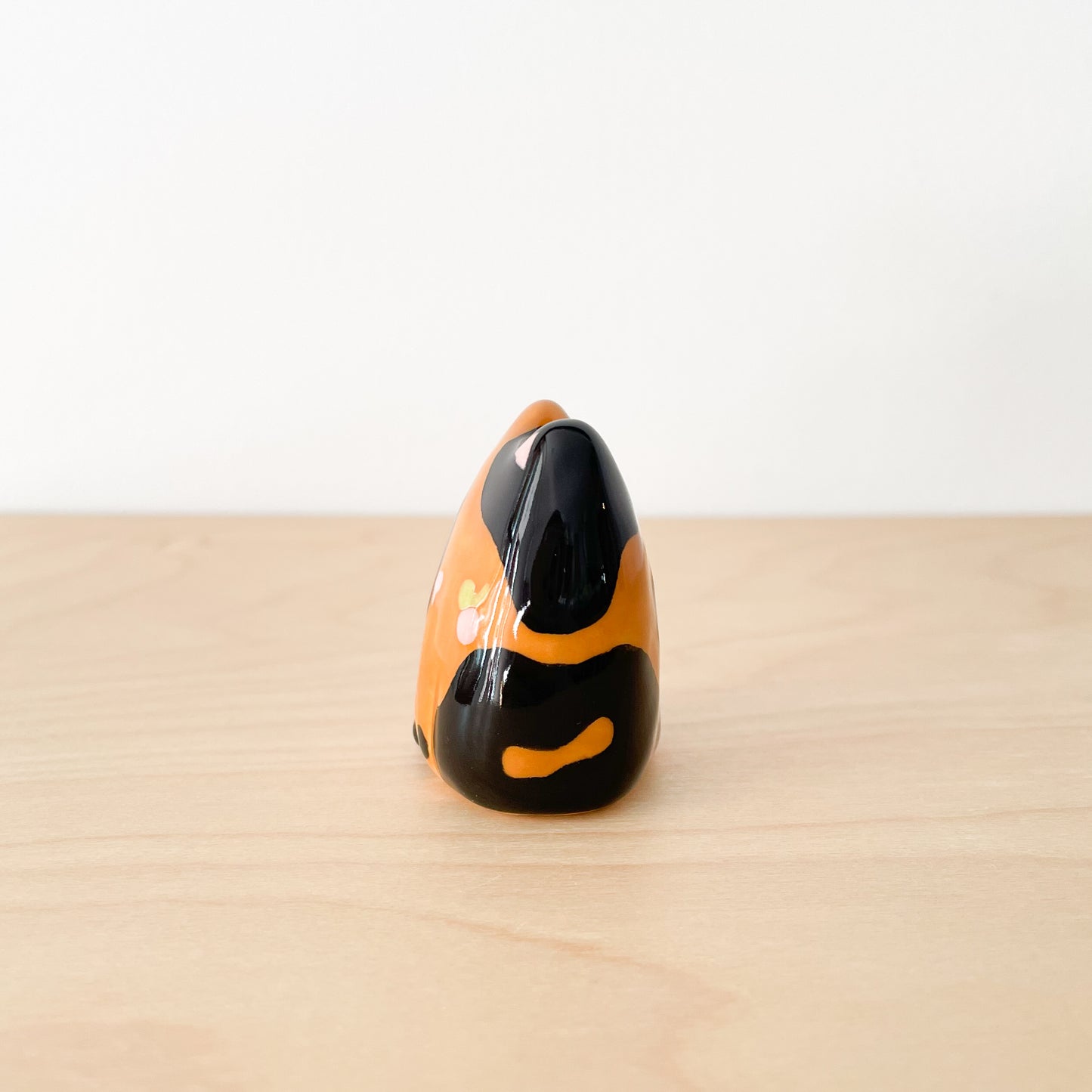 Tortoiseshell Cat Mini Vase