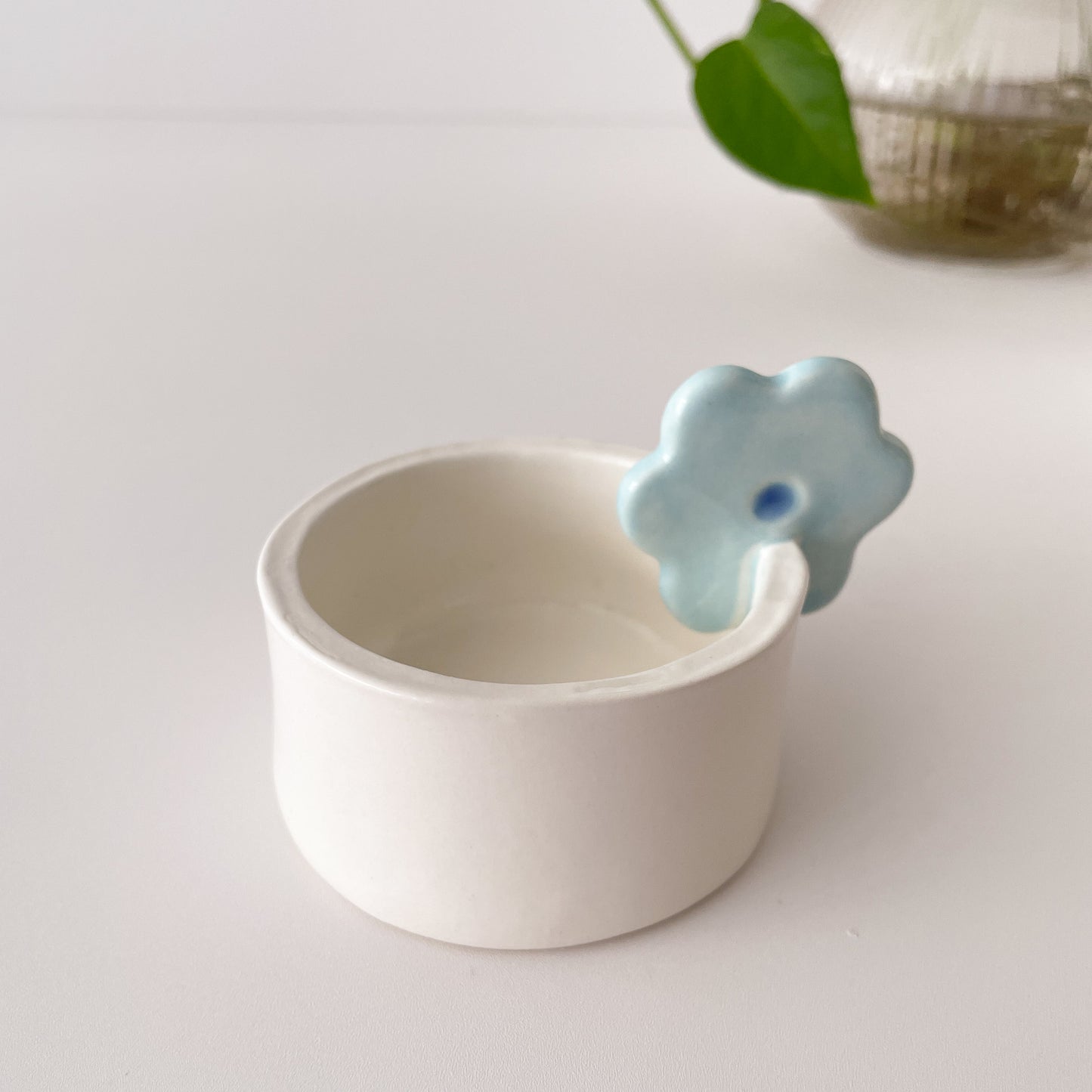 Blue Flower Trinket Holder