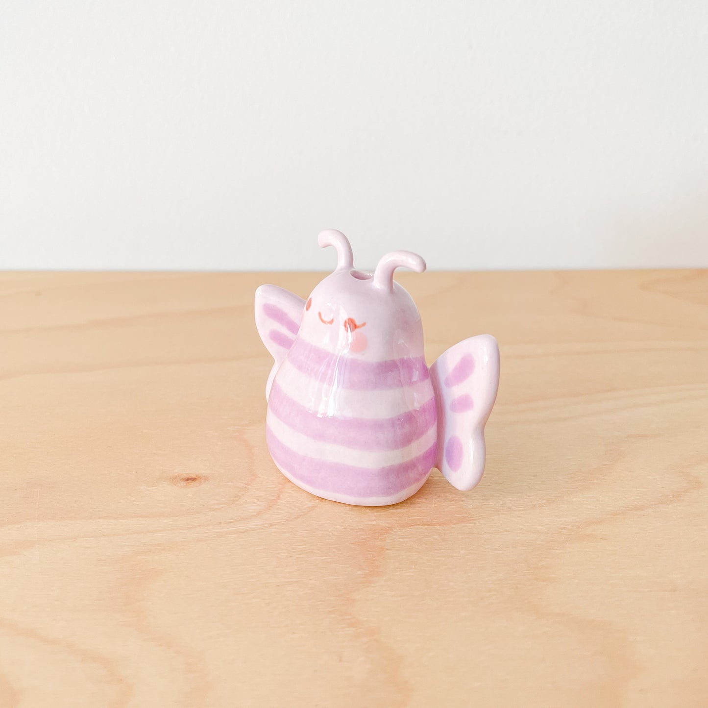 Purple Butterfly Mini Vase