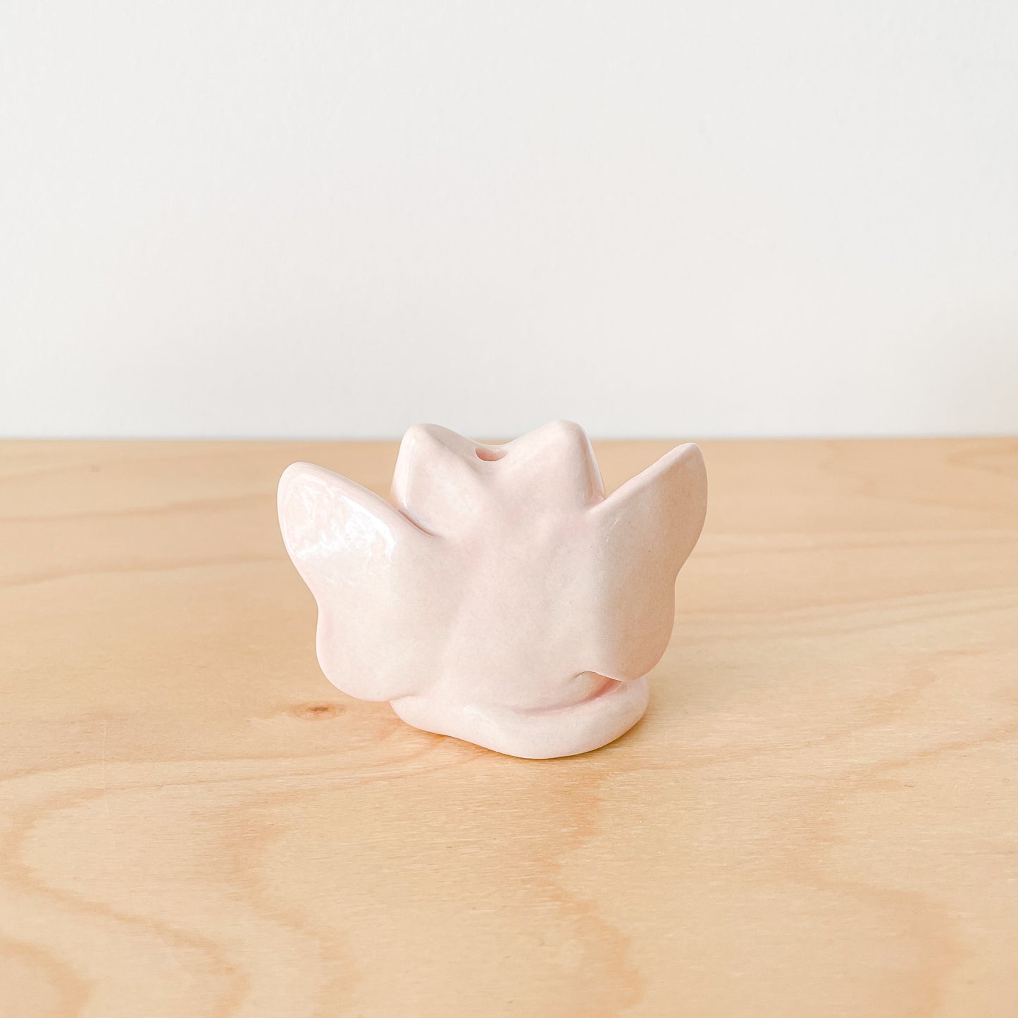 Pink Fairy Cat Mini Vase