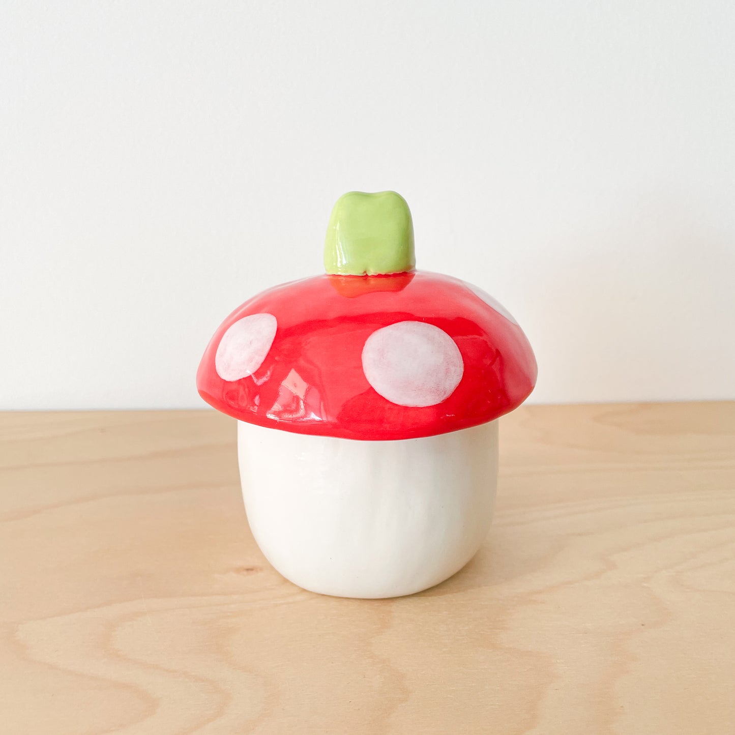 Froggy Toadstool Jar