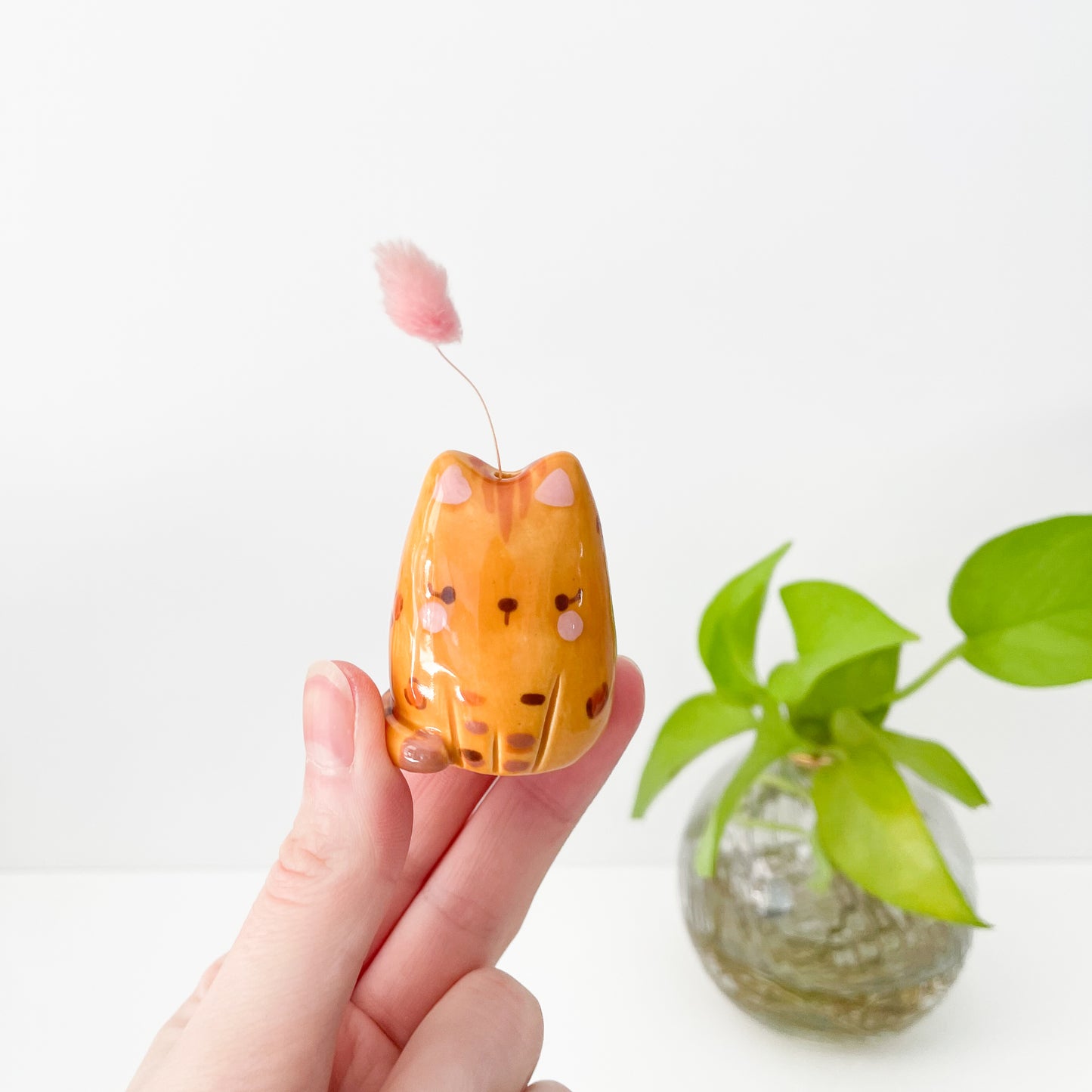 Bengal Cat Mini Vase