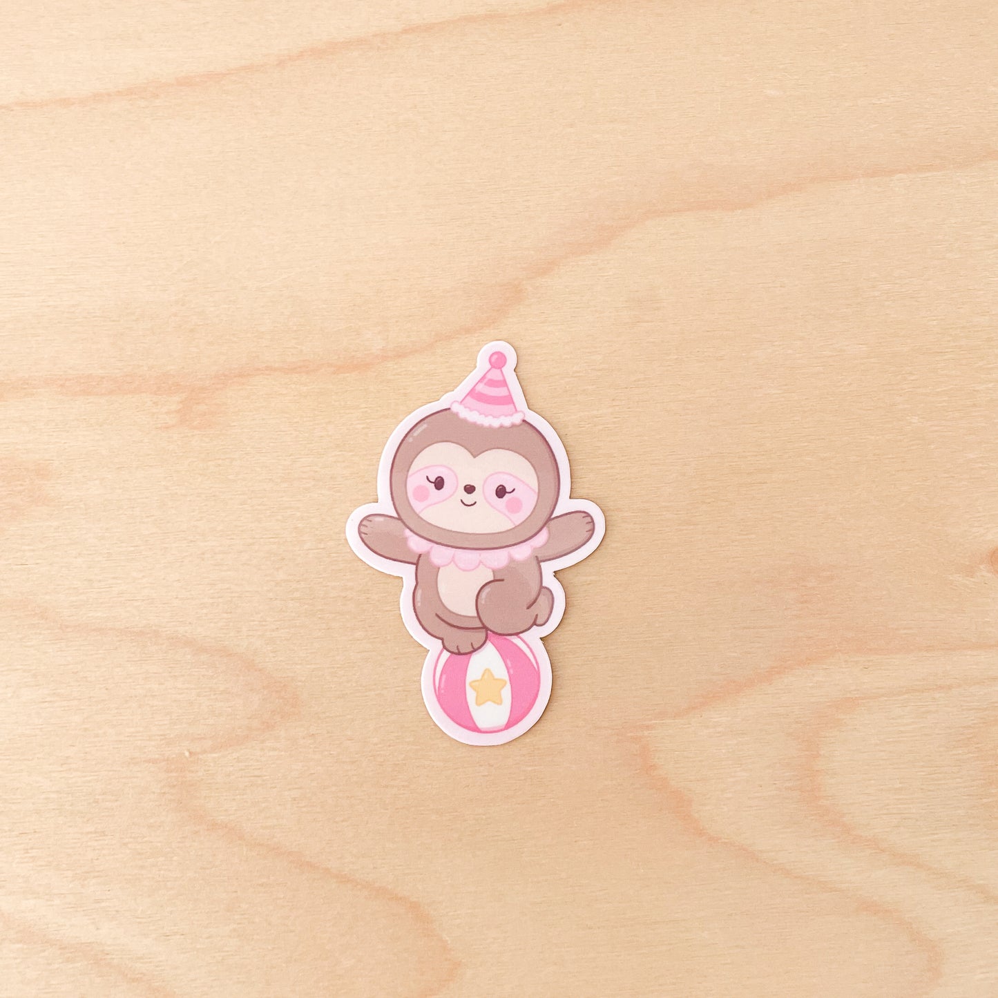 Circus Slothy Sticker