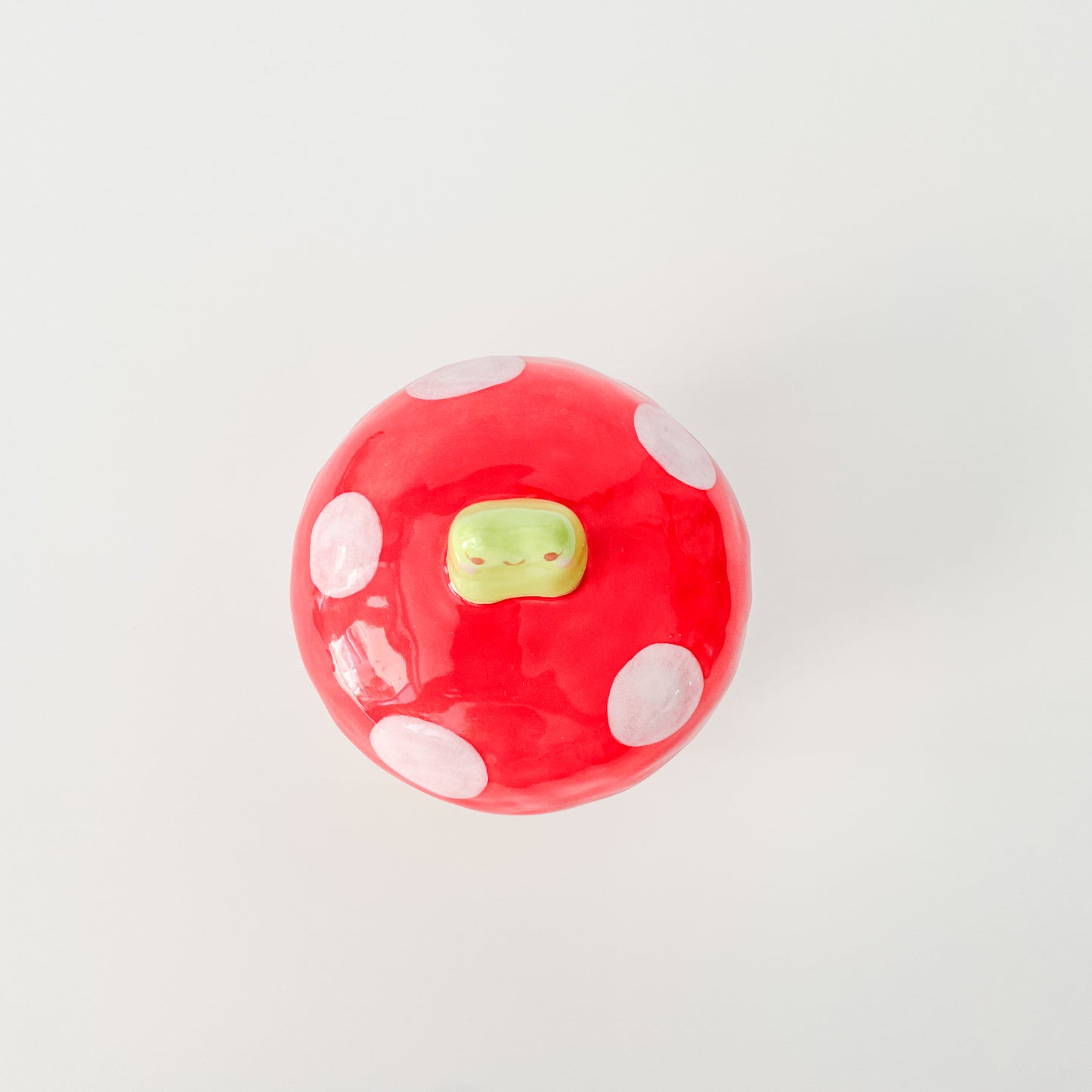Froggy Toadstool Jar
