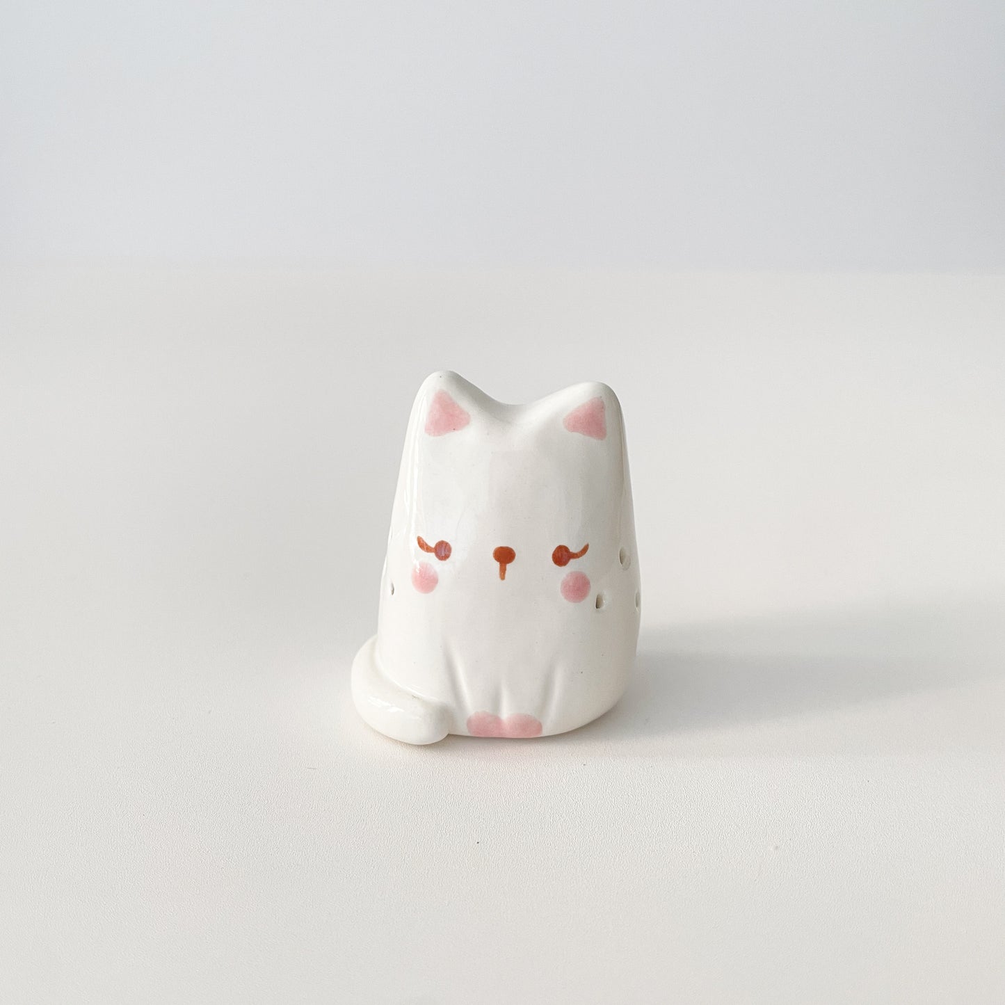 Whisker Cat Mini Vase