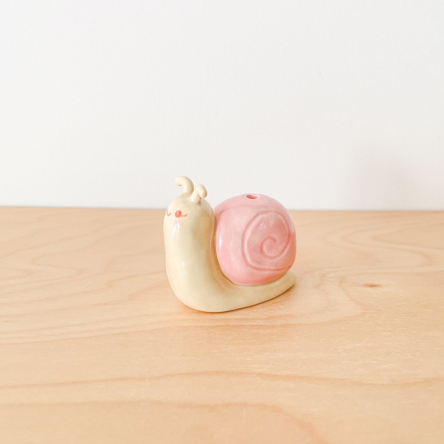 Pink Snail Mini vase