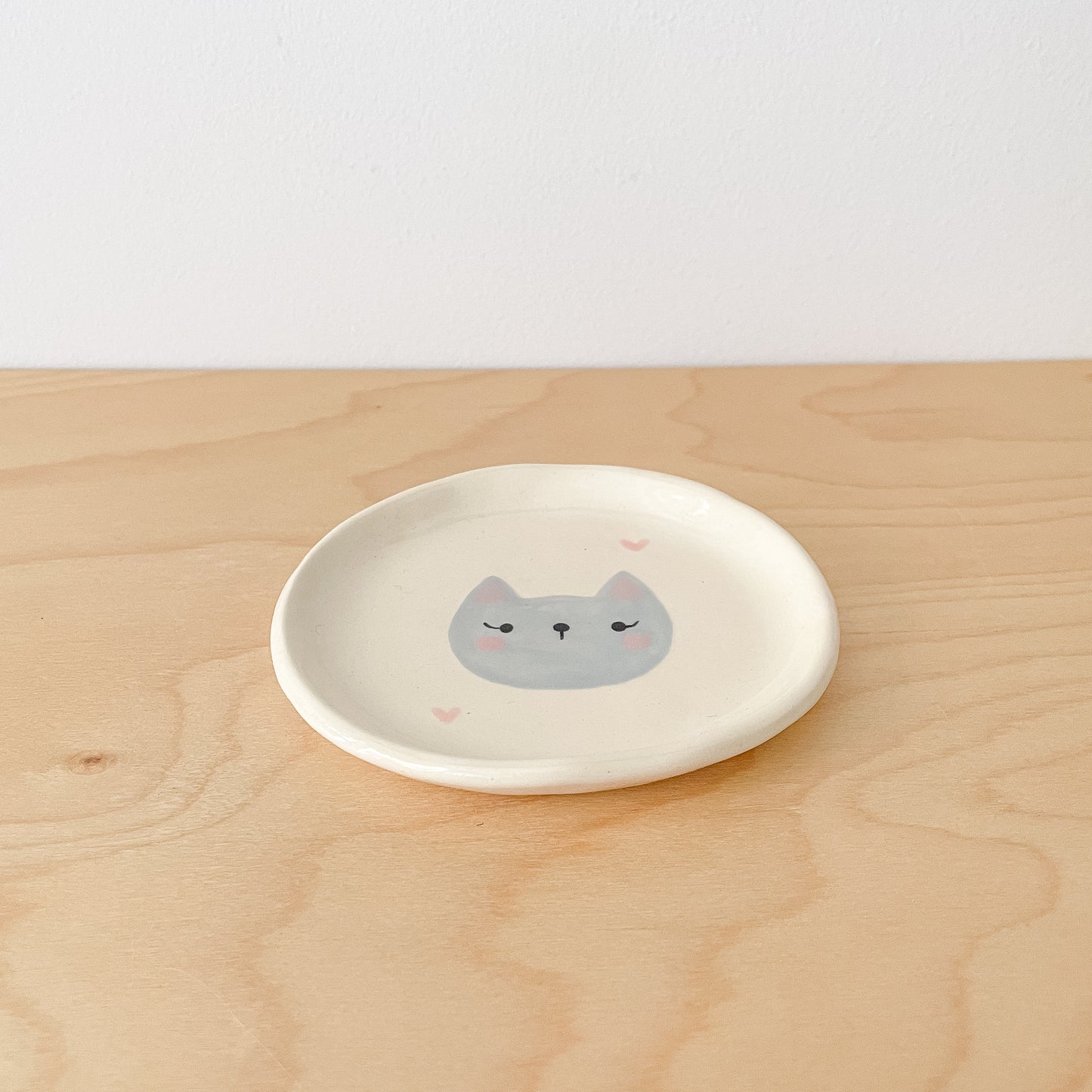Grey Cat Trinket Dish