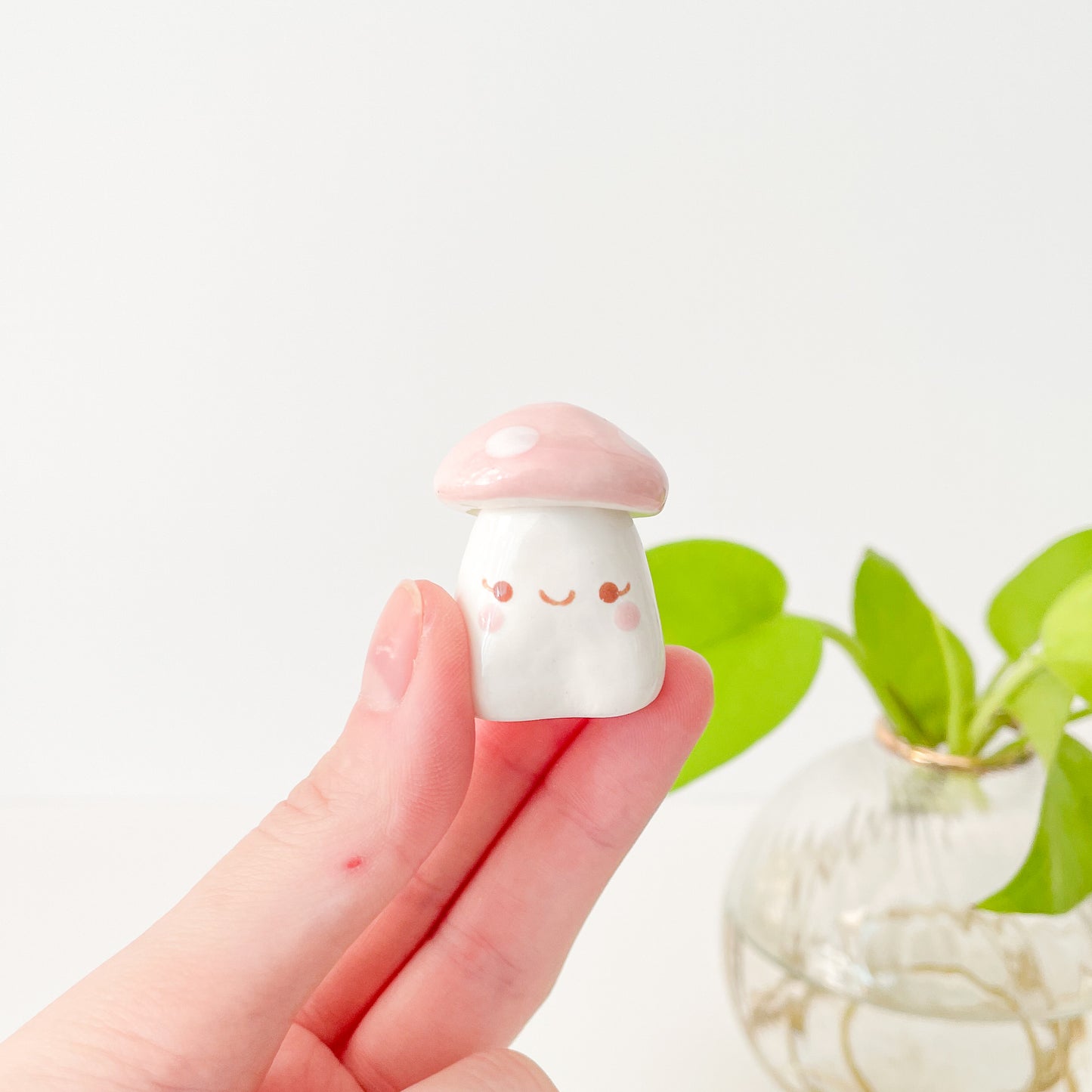 Pink Mushroom Desk Pal