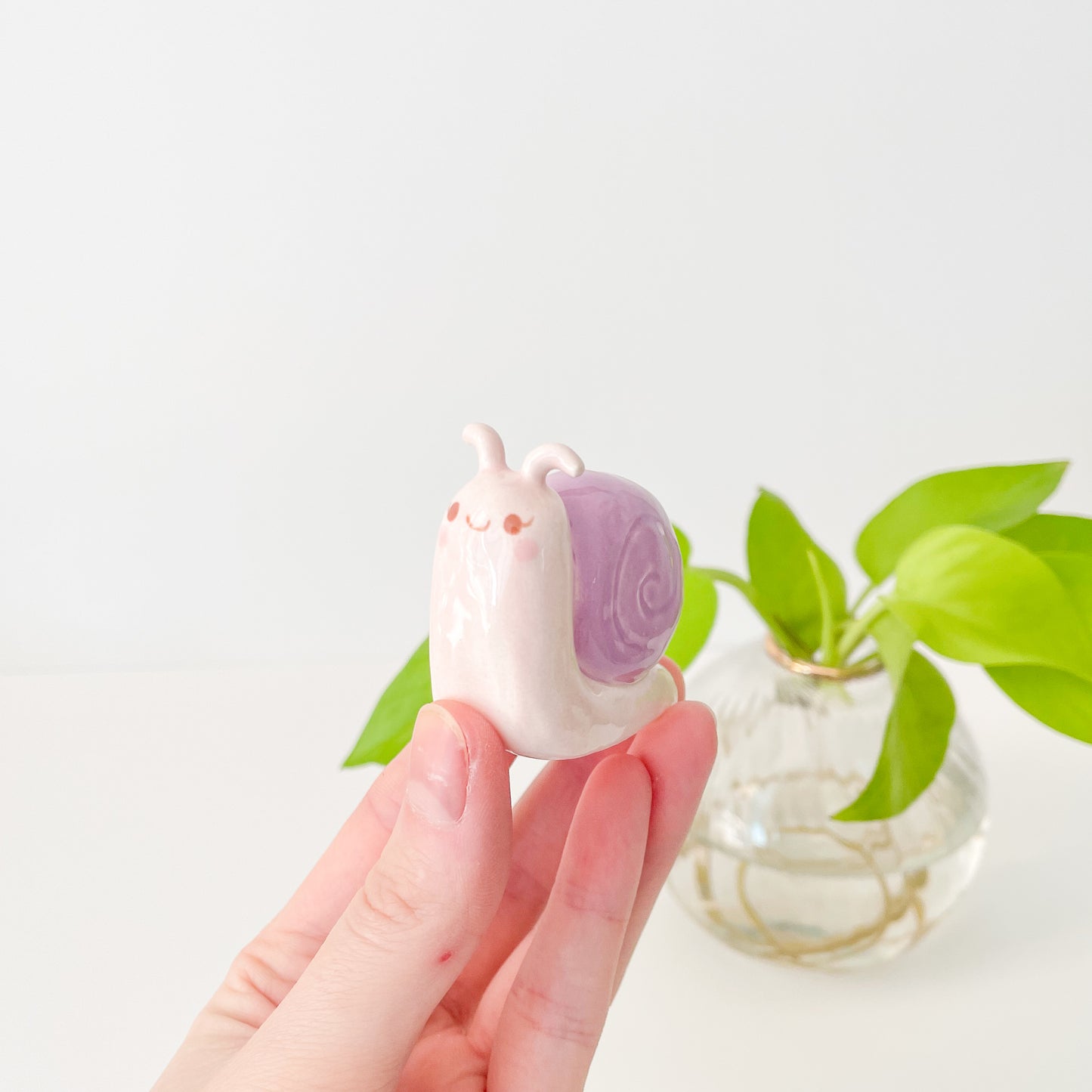 Purple Snail Mini vase