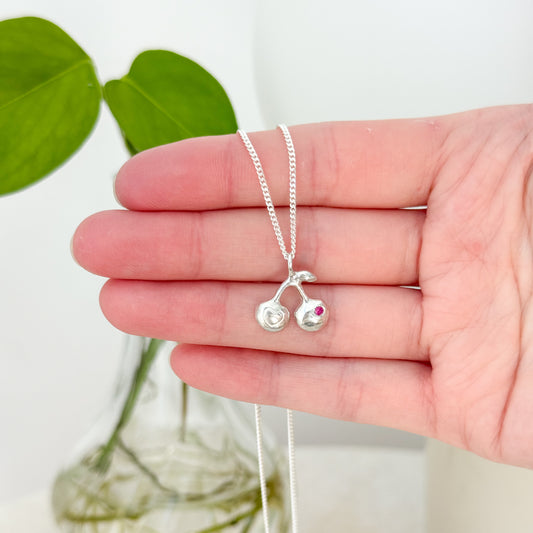 Sweetheart Cherry Necklace