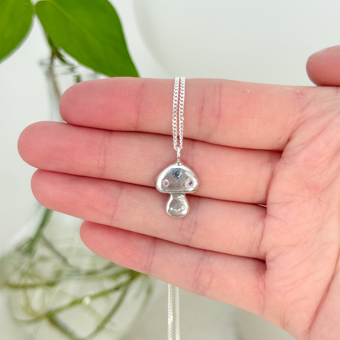 Pastel Mushroom Necklace