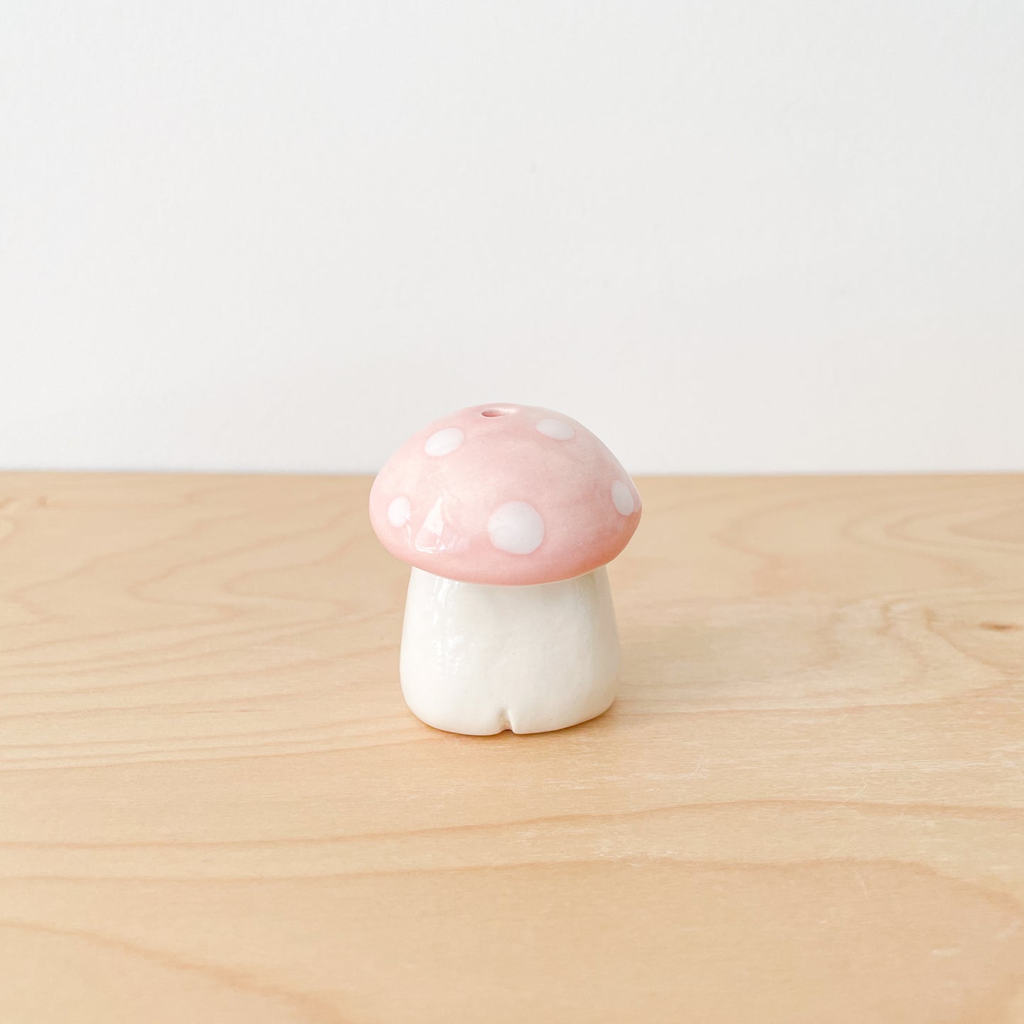 Pink Mushroom Mini Vase