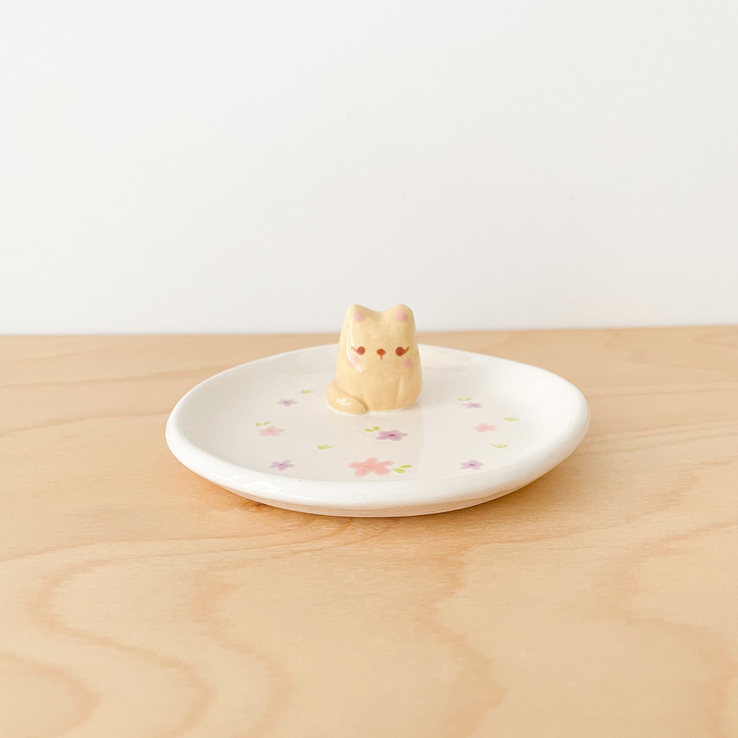 Brown Cat Trinket Dish