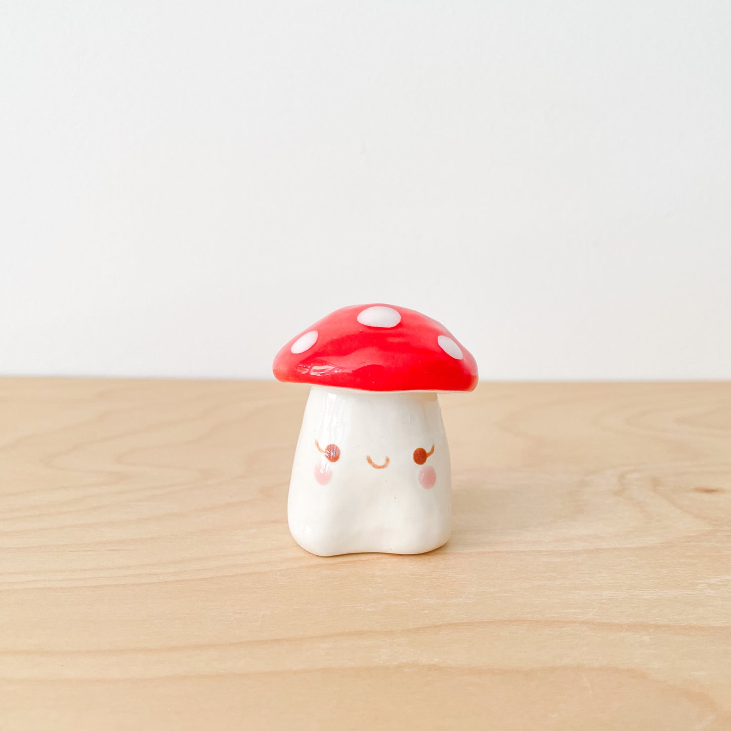 Red Mushroom Mini Vase