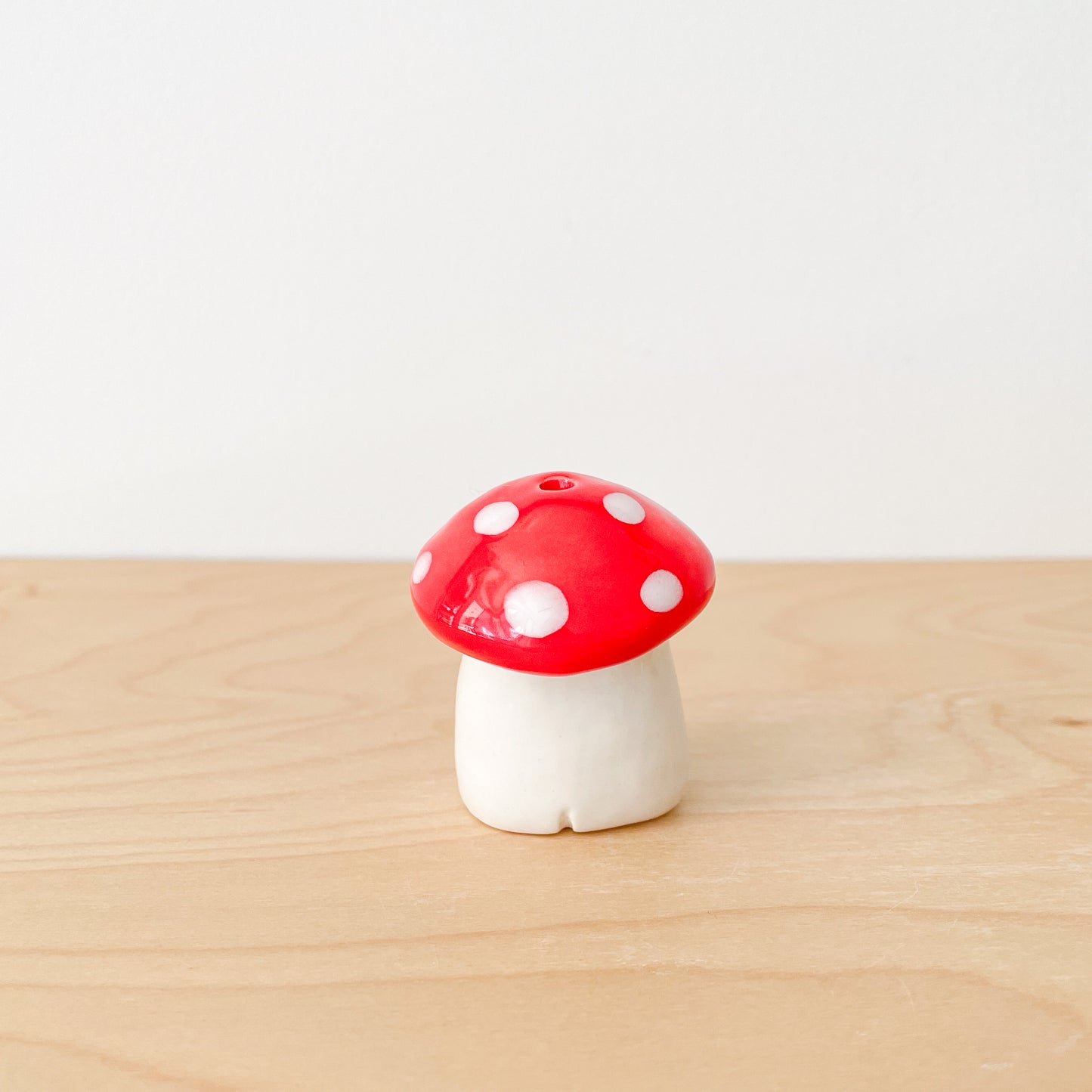 Red Mushroom Mini Vase