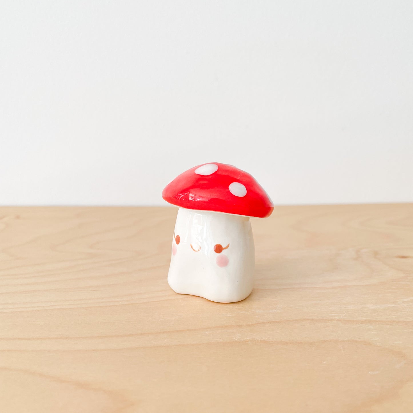Red Mushroom Mini Vase