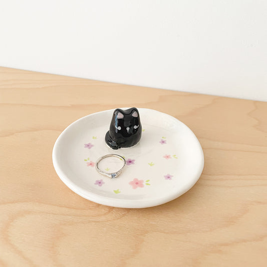 Black Cat Trinket Dish