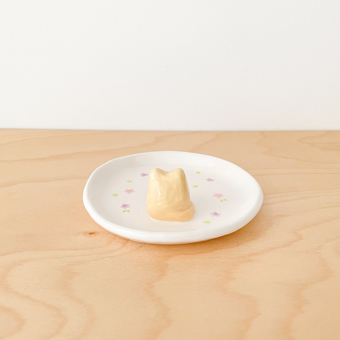 Brown Cat Trinket Dish