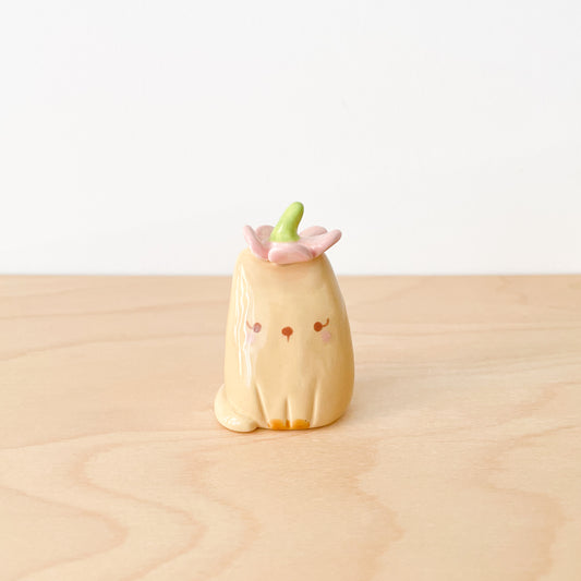 Caramel Daisy Cat Ring Holder