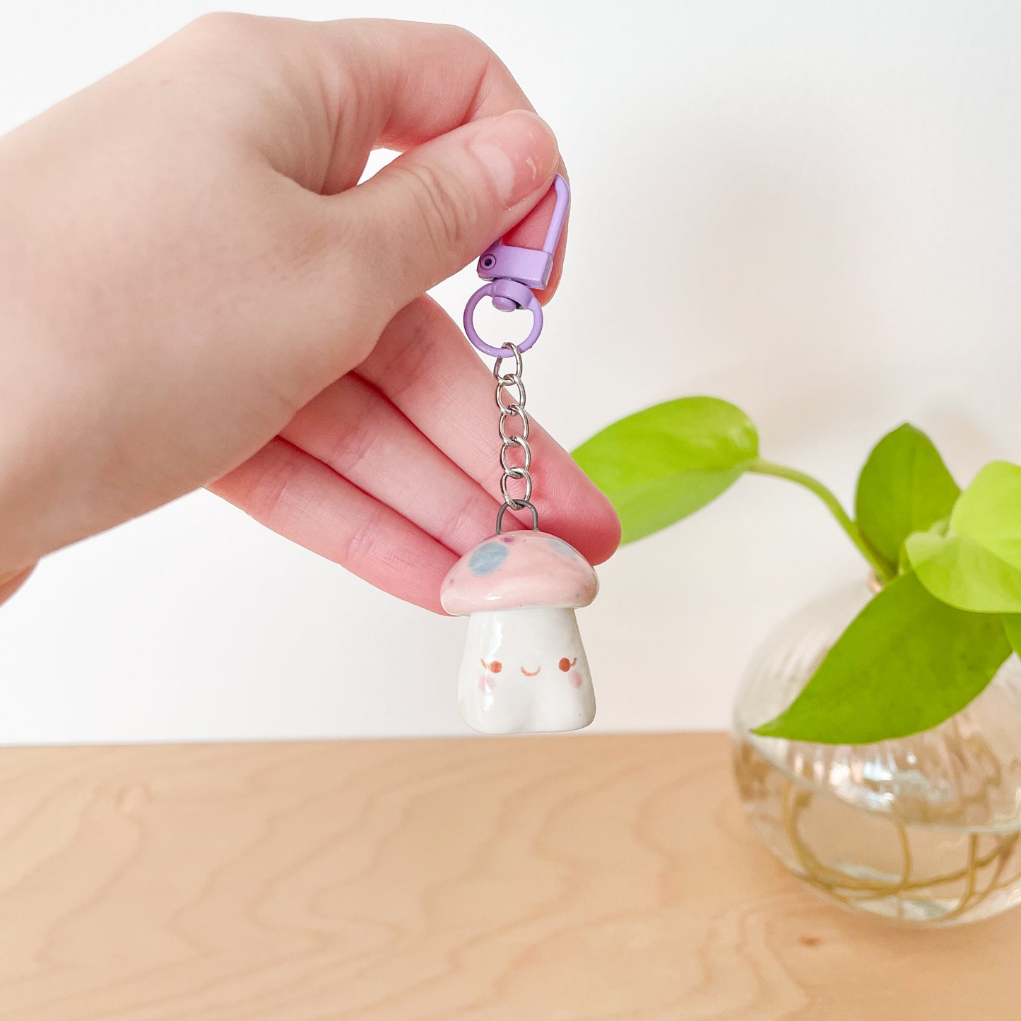 Enchanted Mushroom Key Chain