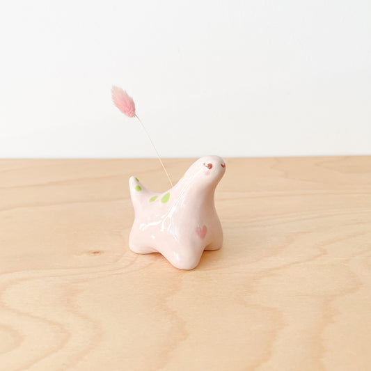 Pink Dinosaur Mini Vase