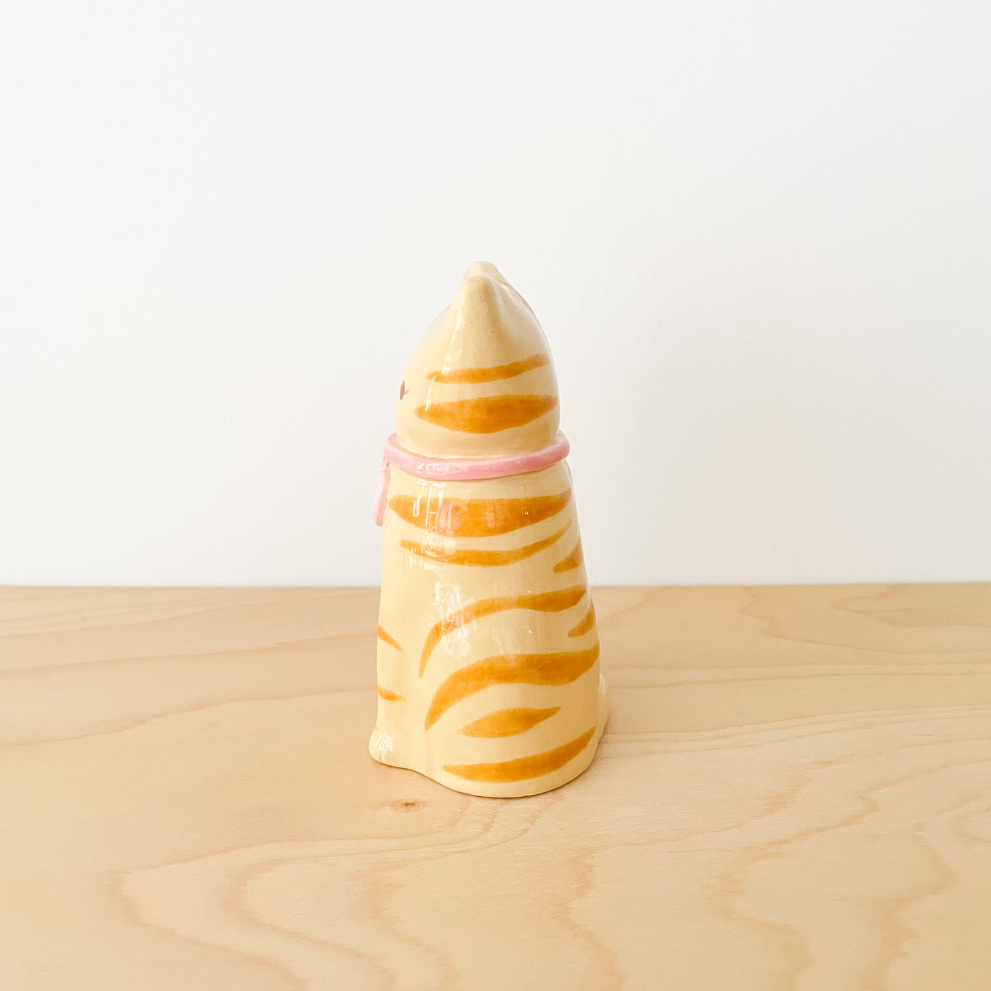 Brown Tabby Cat Vase