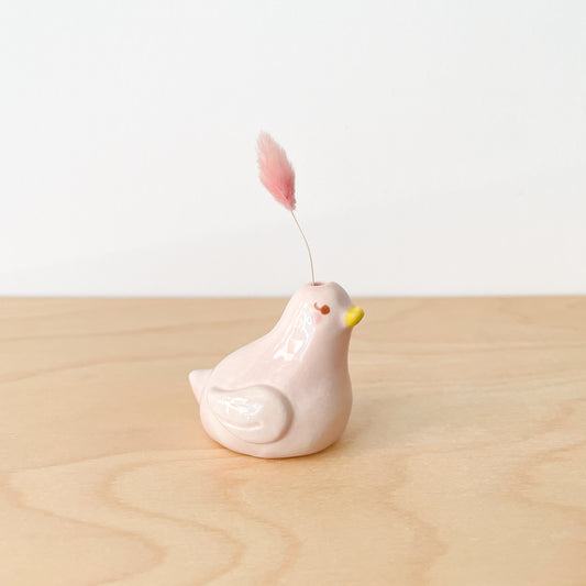 Pink Duck Mini Vase