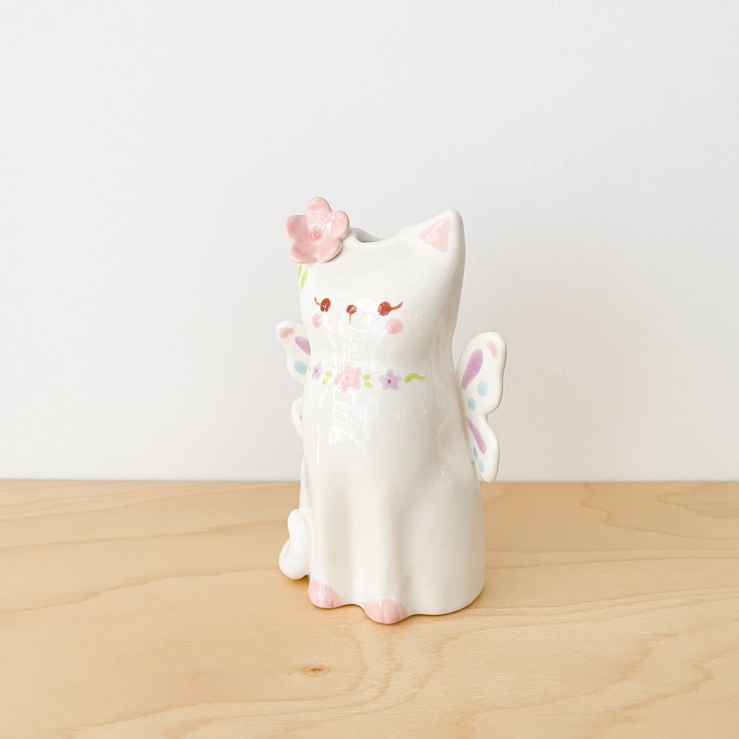 Fairy Cat Vase