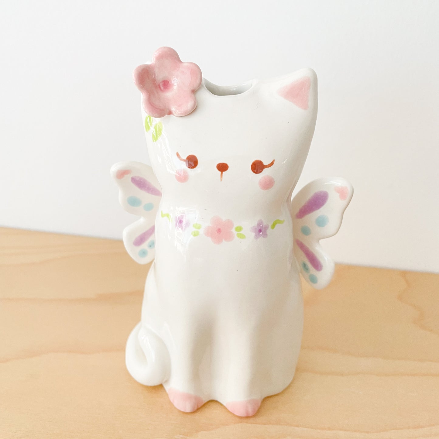 Fairy Cat Vase