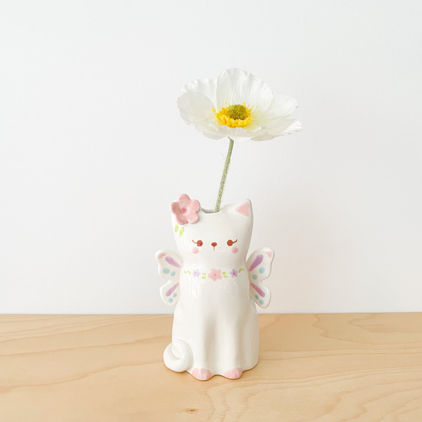 Fairy Cat Vase