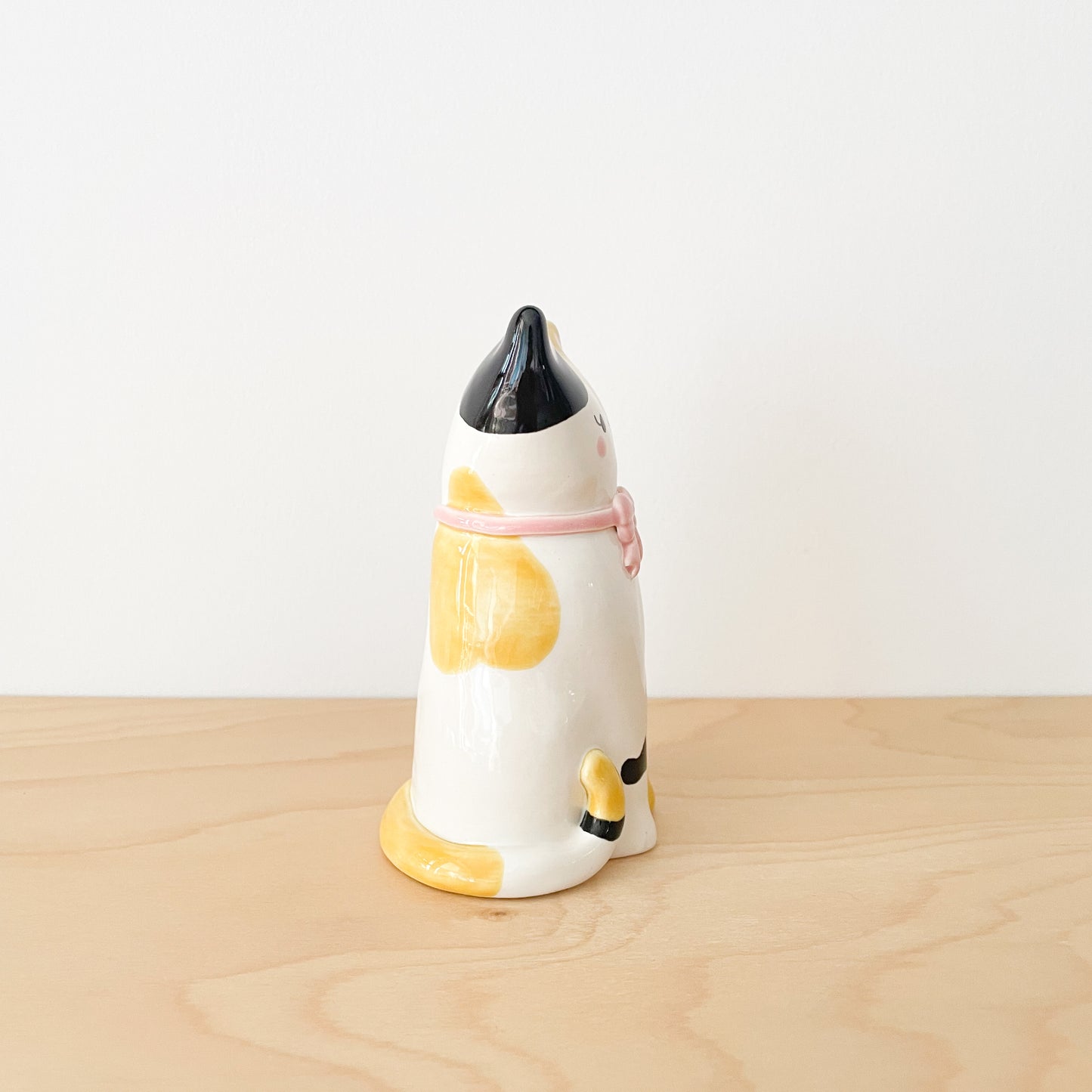 Calico Cat Vase