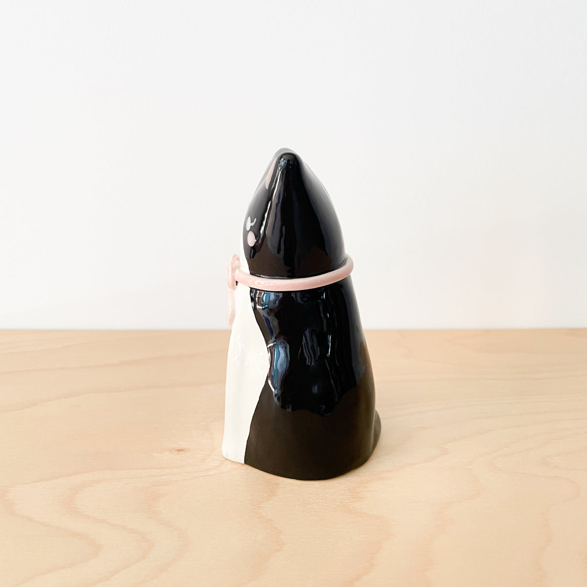 Tuxedo Cat Vase (design 2)