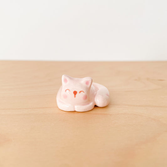 Pink Sleepy Cat Desk Pal