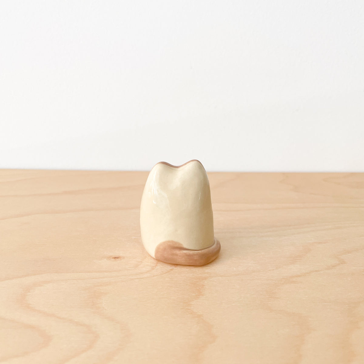 Siamese Whisker Cat Mini Vase