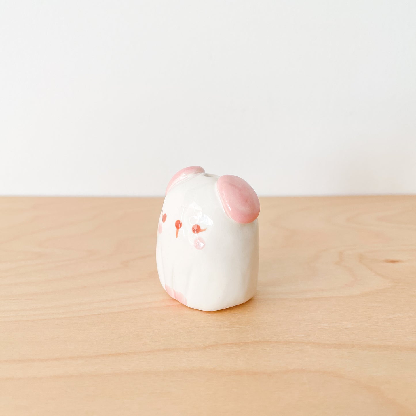 Pink Dog Mini Vase