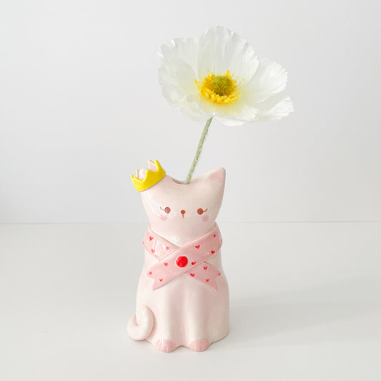 Queen Cat Vase