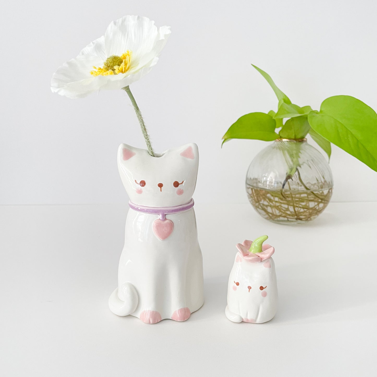 Cute Cat Vase