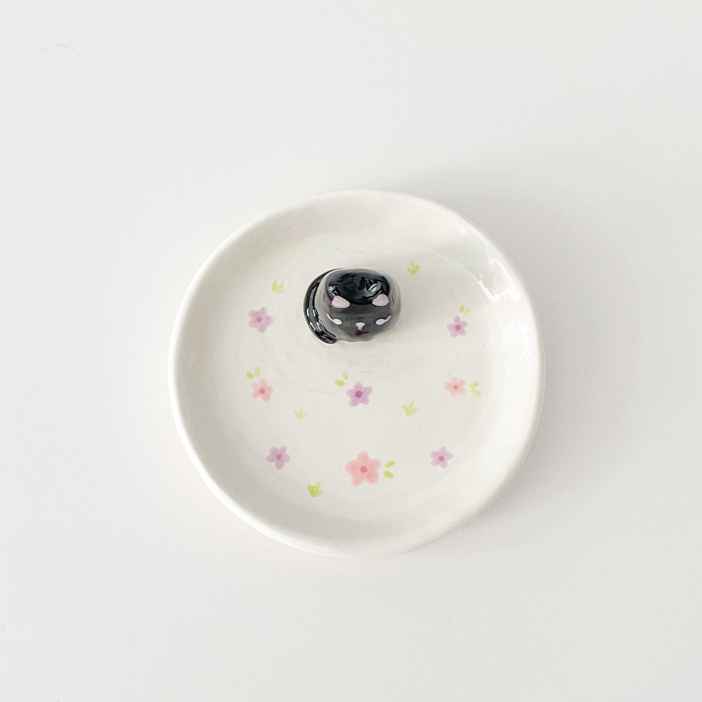 Black Cat Trinket Dish