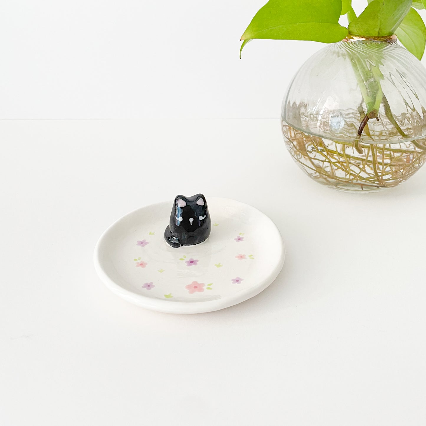 Black Cat Trinket Dish
