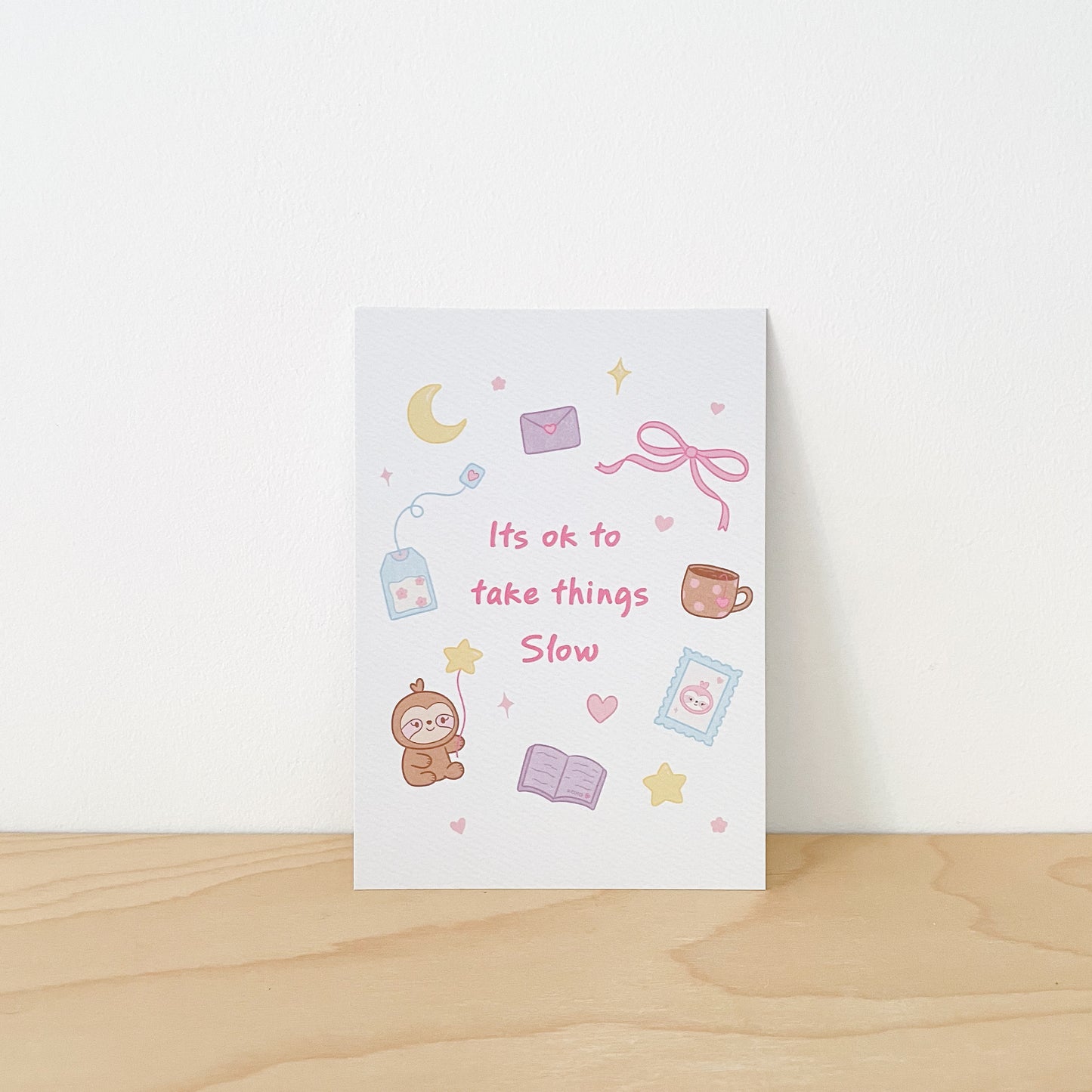 Slothy Art Print