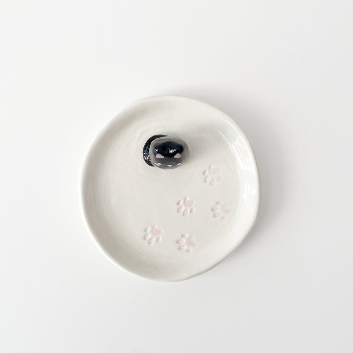 Black Cat Paws Trinket Dish