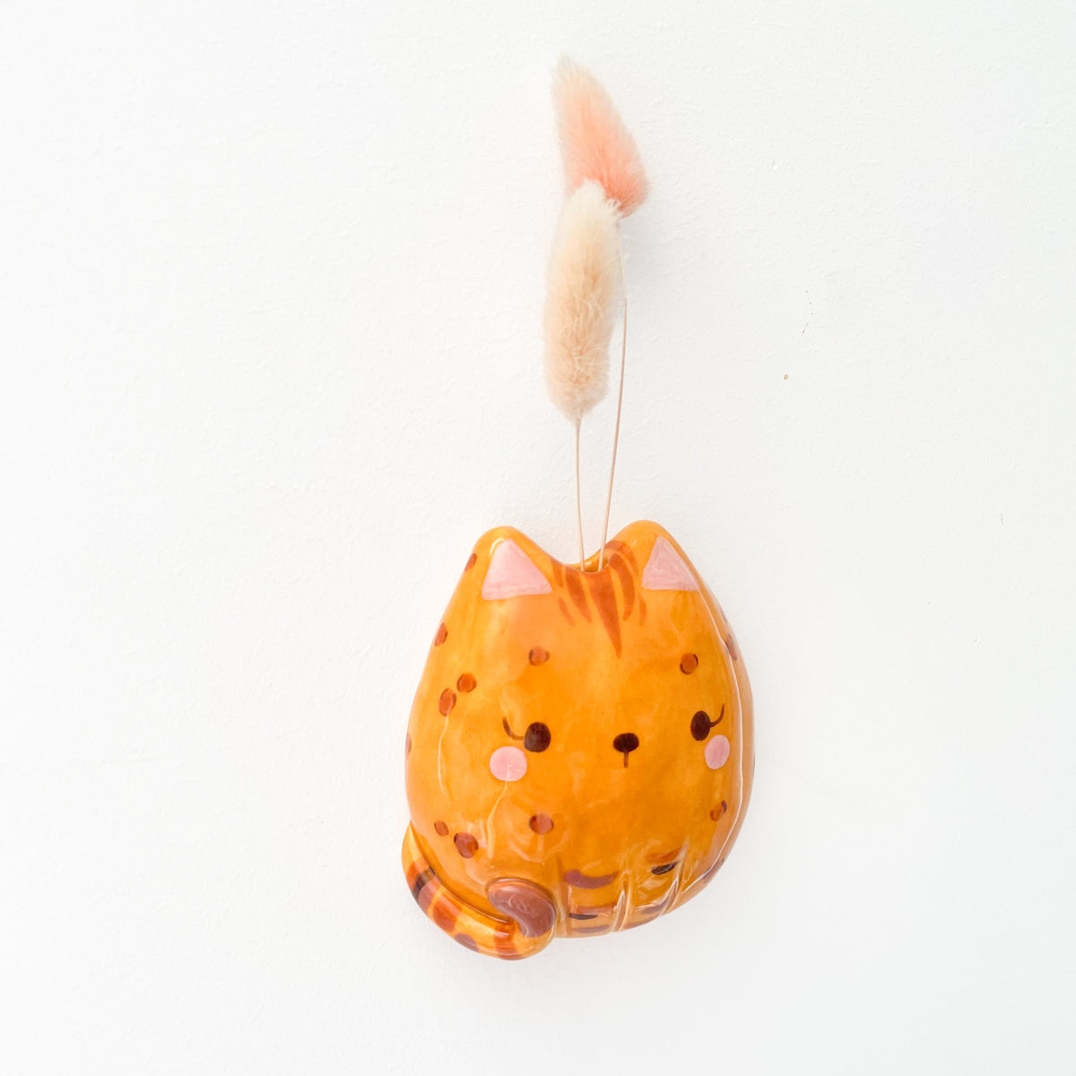Bengal Cat Wall Vase