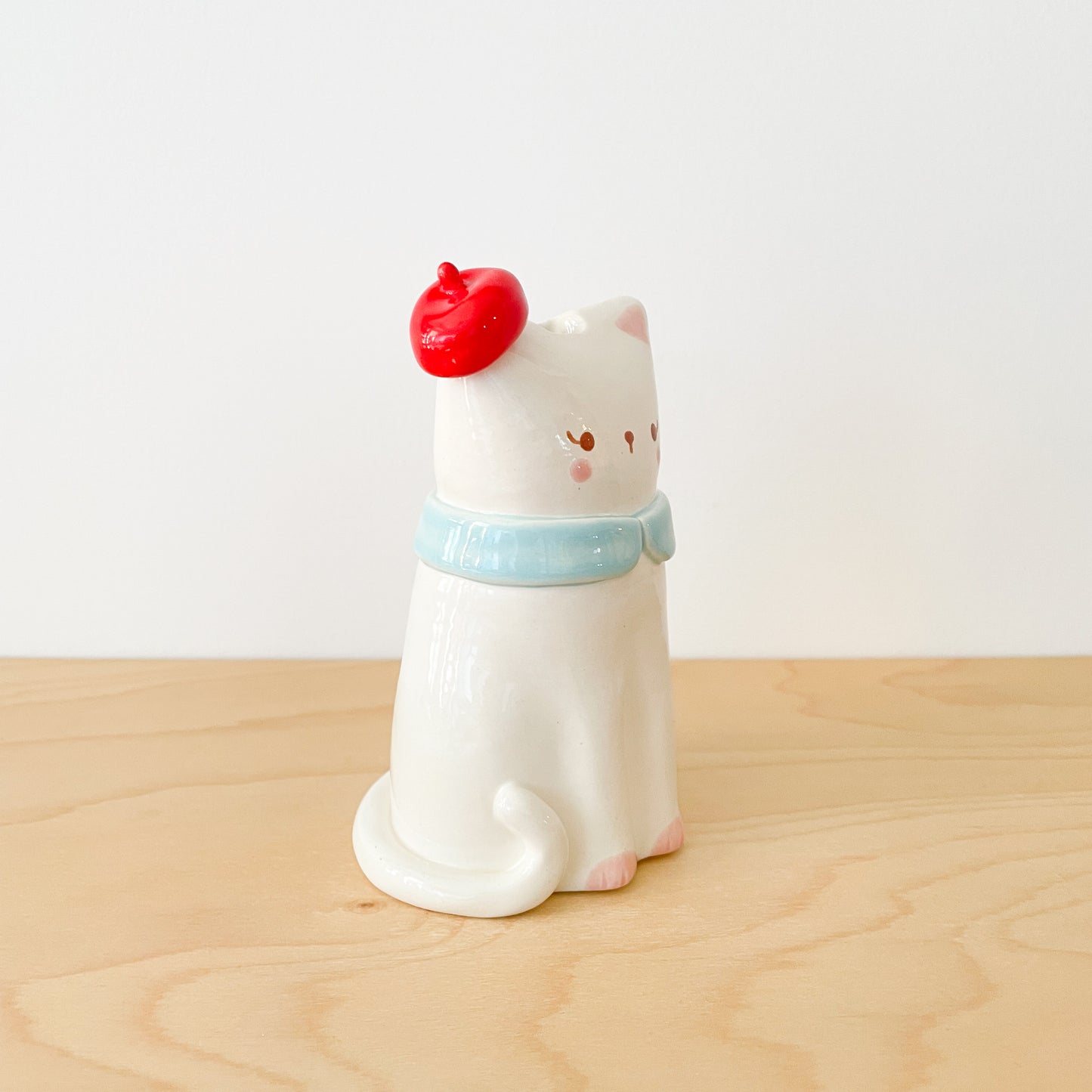Parisian Cat Vase