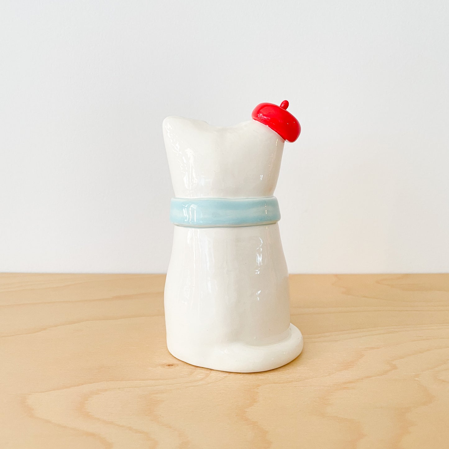 Parisian Cat Vase