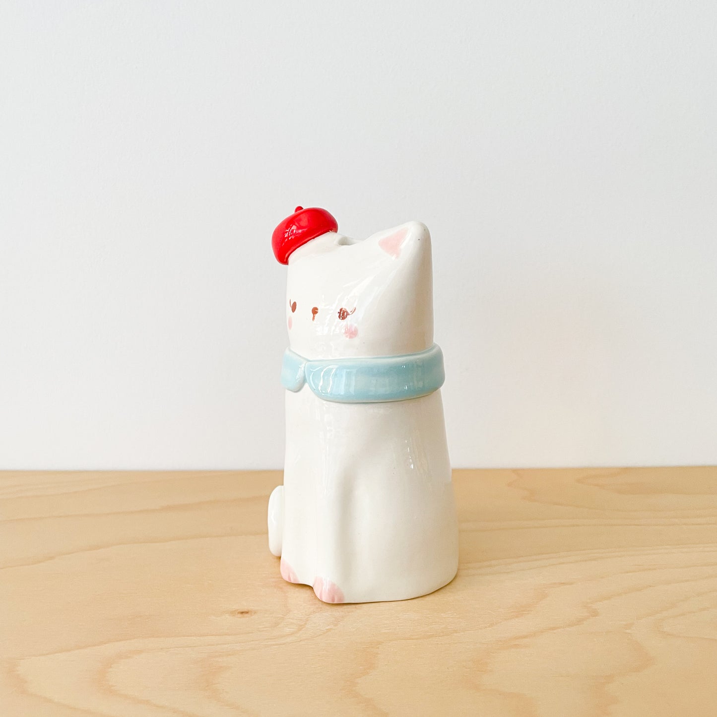 Parisian Cat Vase